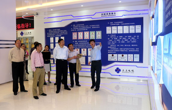 2015年5月8日，江蘇省政協(xié)領(lǐng)導(dǎo)、專家來上上電纜調(diào)研